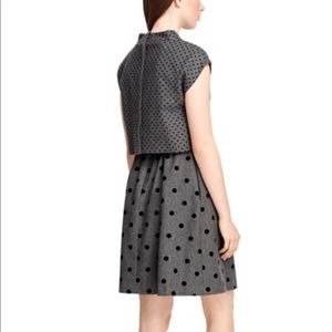 Brooks Brothers Red Fleece Polka Dot Dress